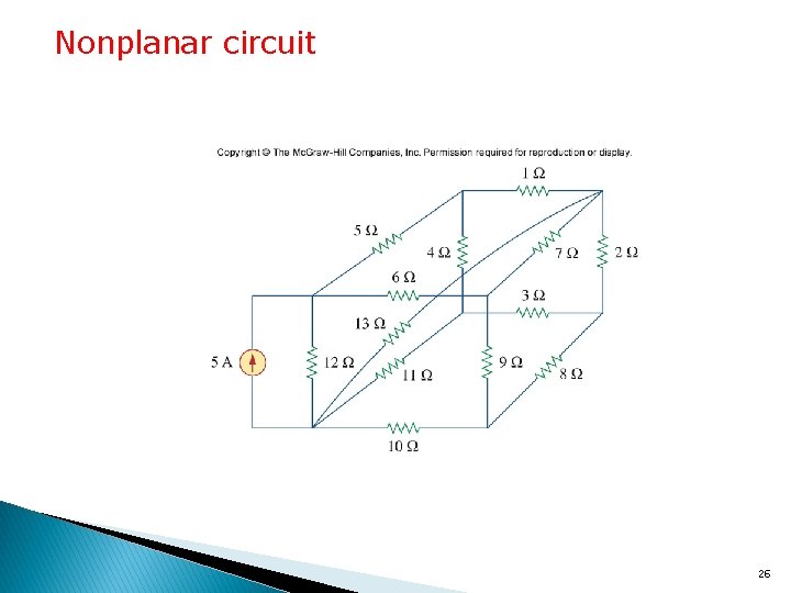 Nonplanar circuit 26 