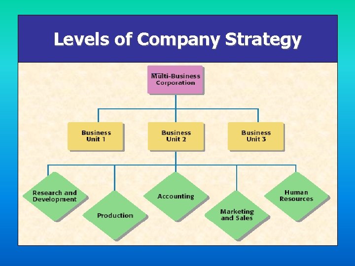 Levels of Company Strategy 