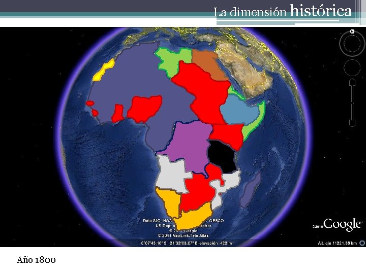 La dimensión histórica Año 1800 