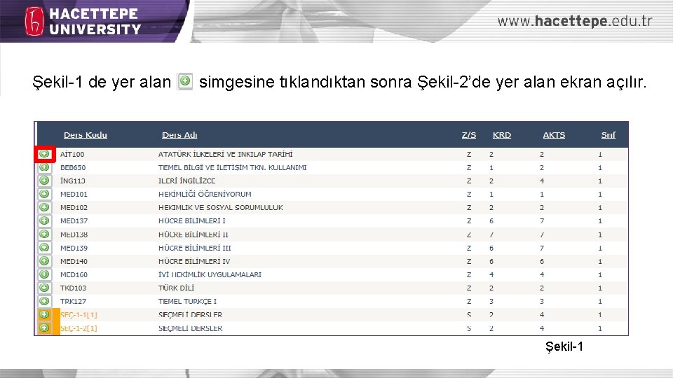 Şekil-1 de yer alan simgesine tıklandıktan sonra Şekil-2’de yer alan ekran açılır. Şekil-1 