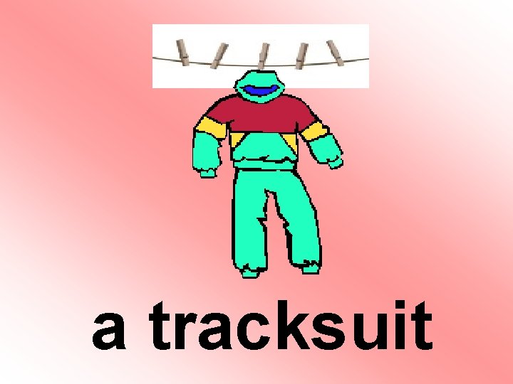 a tracksuit a tracksuit
