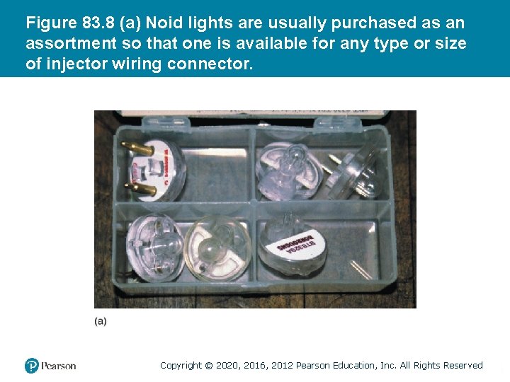 Figure 83. 8 (a) Noid lights are usually purchased as an assortment so that