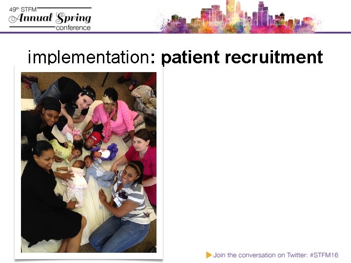 implementation: patient recruitment 