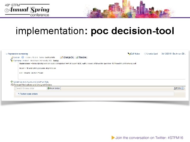 implementation: poc decision-tool 