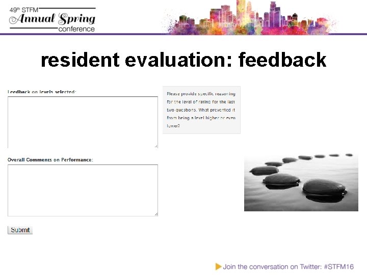 resident evaluation: feedback 