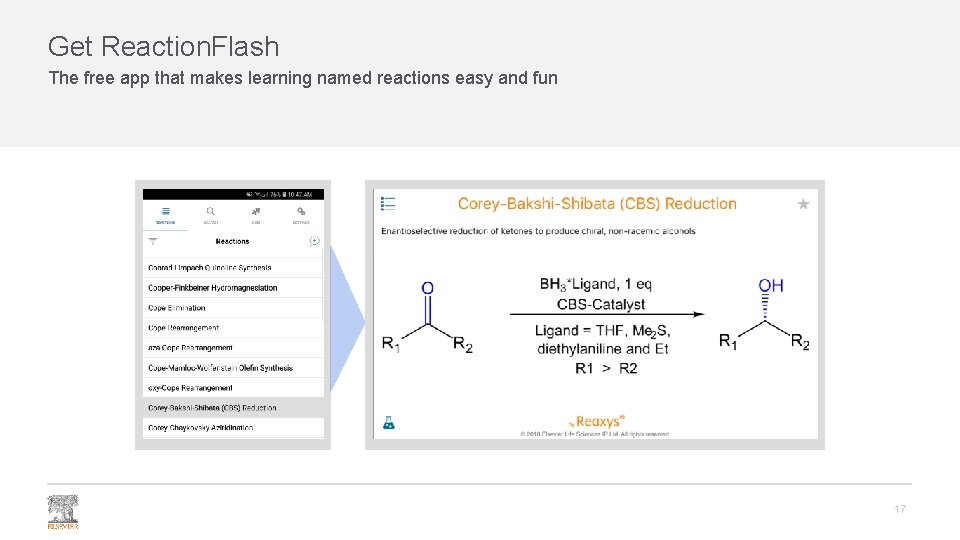 Get Reaction. Flash The free app that makes learning named reactions easy and fun Get Reaction. Flash The free app that makes learning named reactions easy and fun