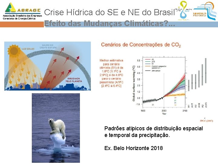 Crise Hídrica do SE e NE do Brasil Efeito das Mudanças Climáticas? . .