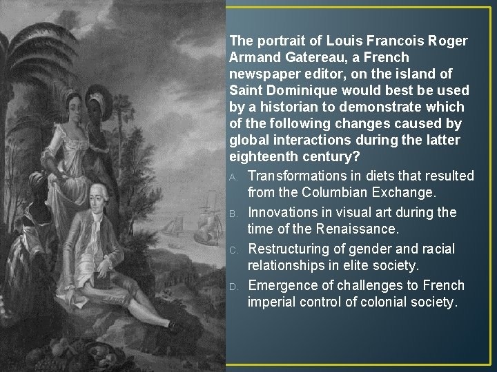 The portrait of Louis Francois Roger Armand Gatereau, a French newspaper editor, on the