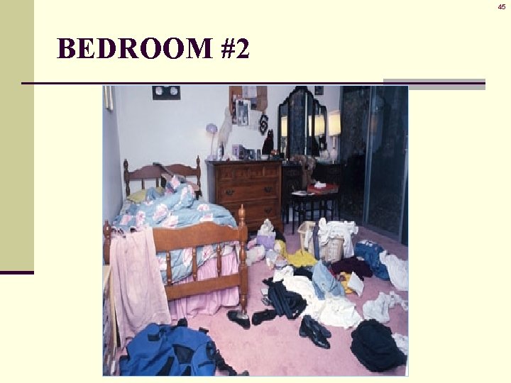 45 BEDROOM #2 45 BEDROOM #2