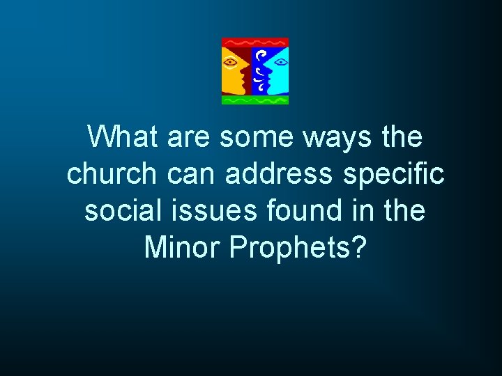 What are some ways the church can address specific social issues found in the