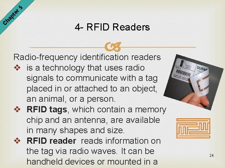 er 5 pt ha C 4 - RFID Readers Radio-frequency identification readers v is
