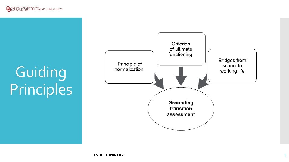 Guiding Principles (Pulos & Martin, 2018) 5 