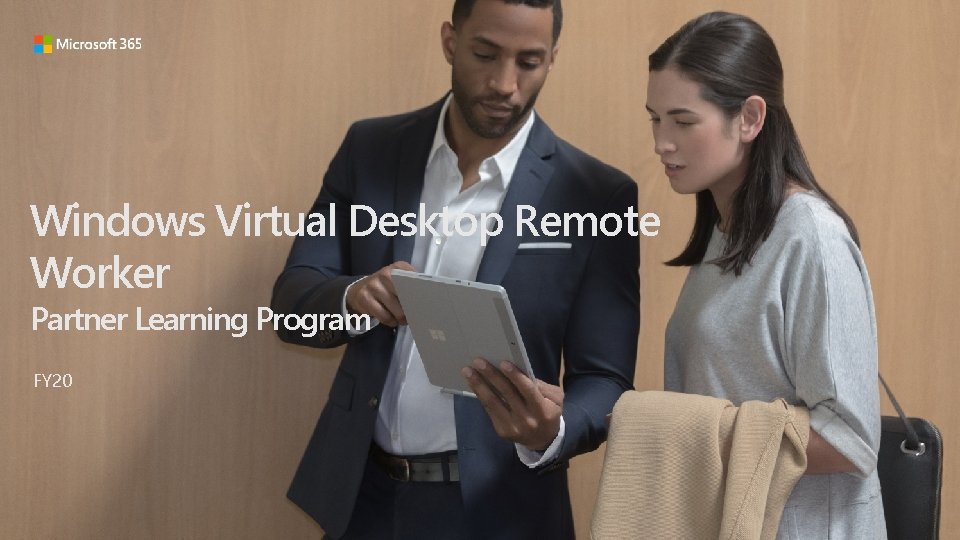 Windows Virtual Desktop Remote Worker Partner Learning Program FY 20 