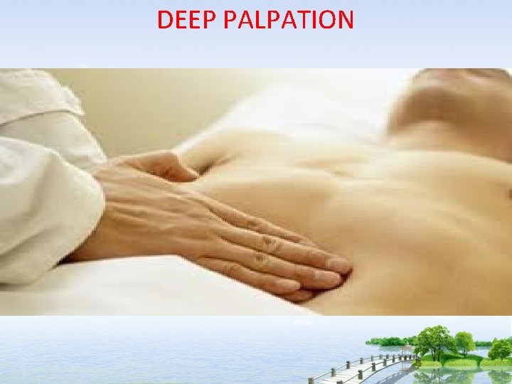 DEEP PALPATION 