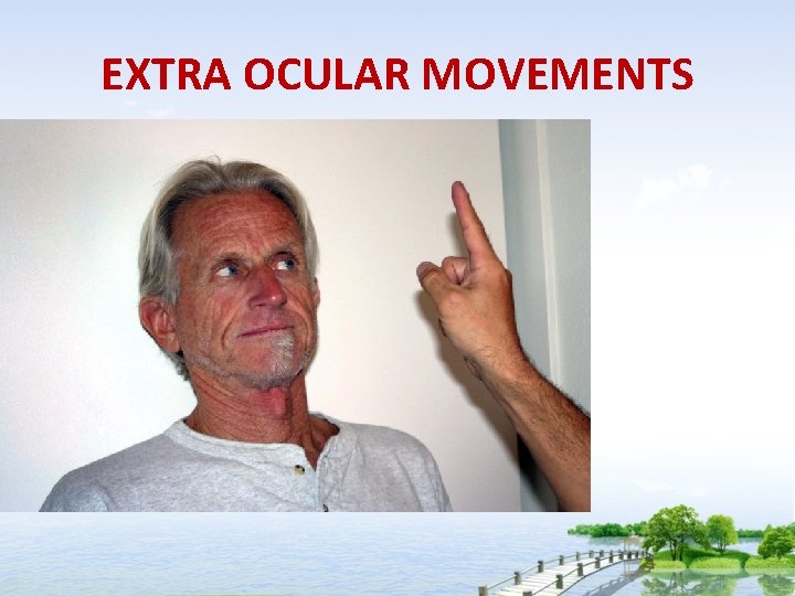 EXTRA OCULAR MOVEMENTS 