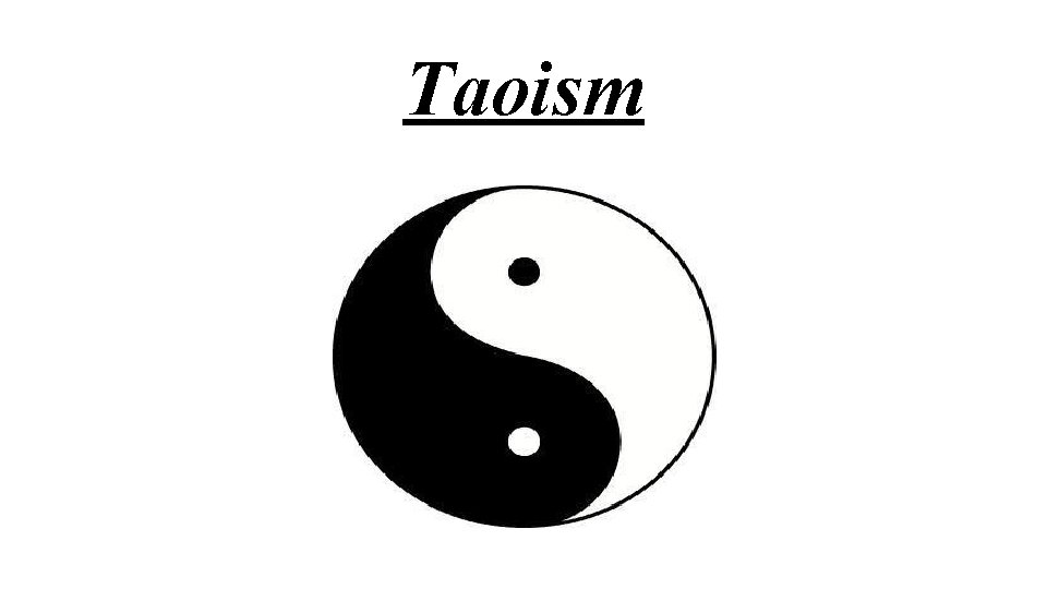 Taoism 