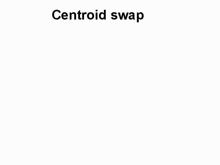 Centroid swap 