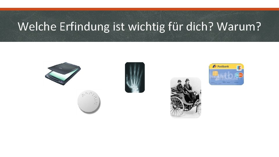 Wichtige Erfindungen Arbeitsblatt Der Scanner Die Aspirintablette Das