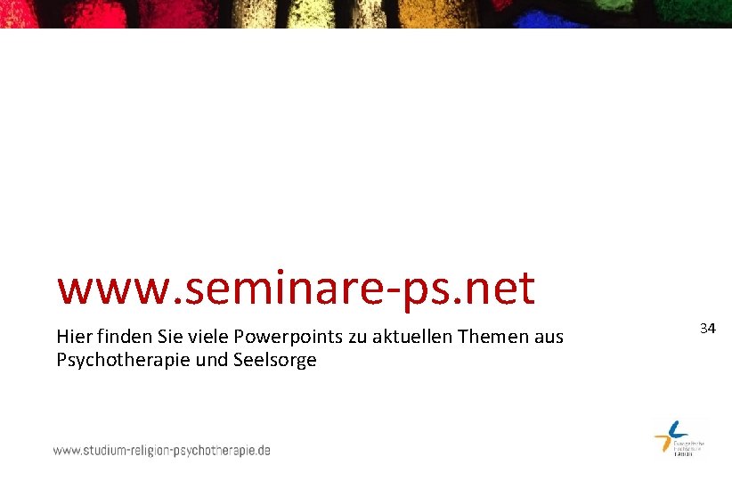 www. seminare-ps. net Hier finden Sie viele Powerpoints zu aktuellen Themen aus Psychotherapie und