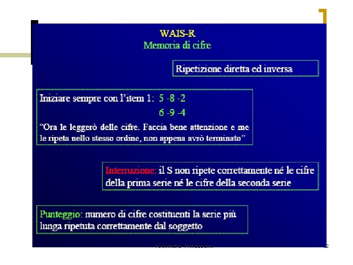 Psicometria- Prof. Balsamo- 32 