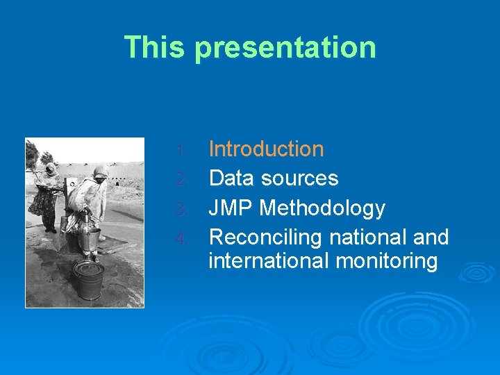 This presentation 1. 2. 3. 4. Introduction Data sources JMP Methodology Reconciling national and This presentation 1. 2. 3. 4. Introduction Data sources JMP Methodology Reconciling national and