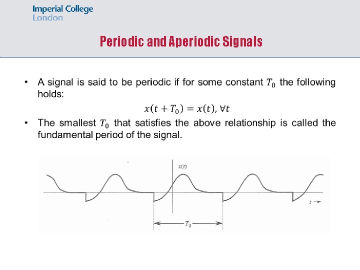 Periodic and Aperiodic Signals 