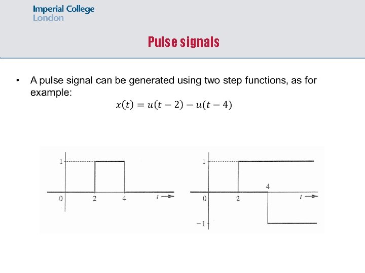 Pulse signals 