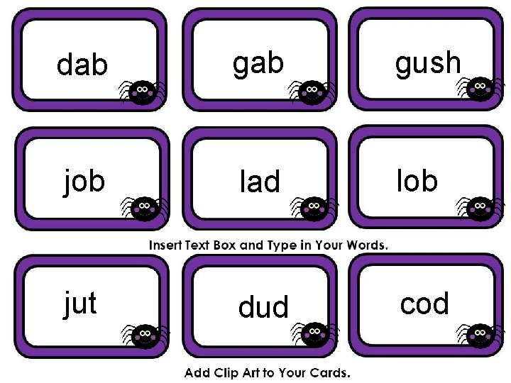 dab gush job lad lob jut dud cod dab gush job lad lob jut dud cod