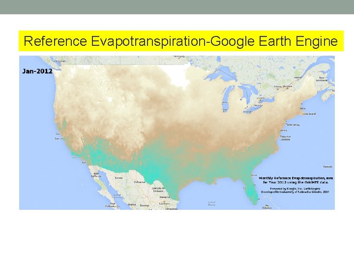 Reference Evapotranspiration-Google Earth Engine 