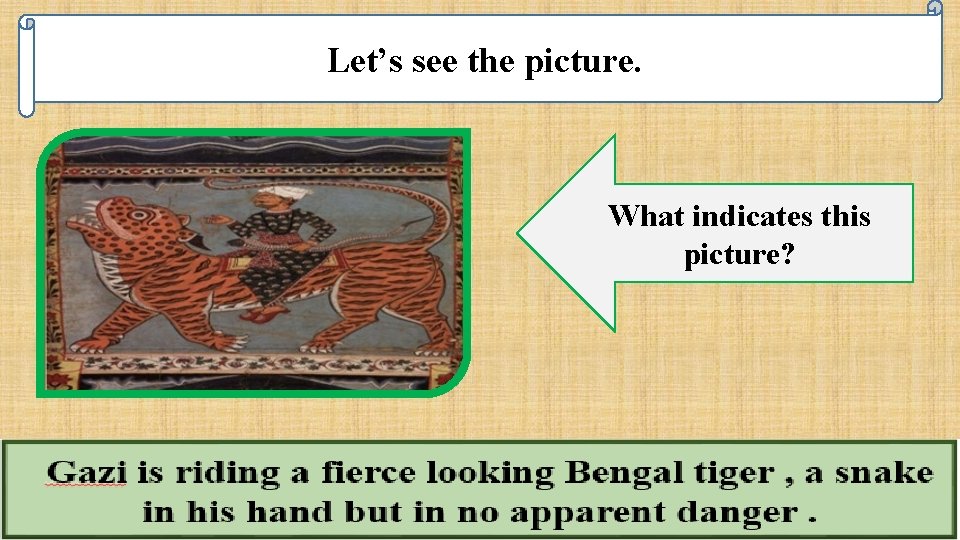 Let’s see the picture. What indicates this picture? 