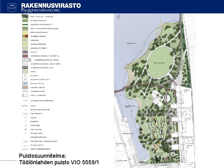 Puistosuunnitelma: Töölönlahden puisto VIO 5559/1 