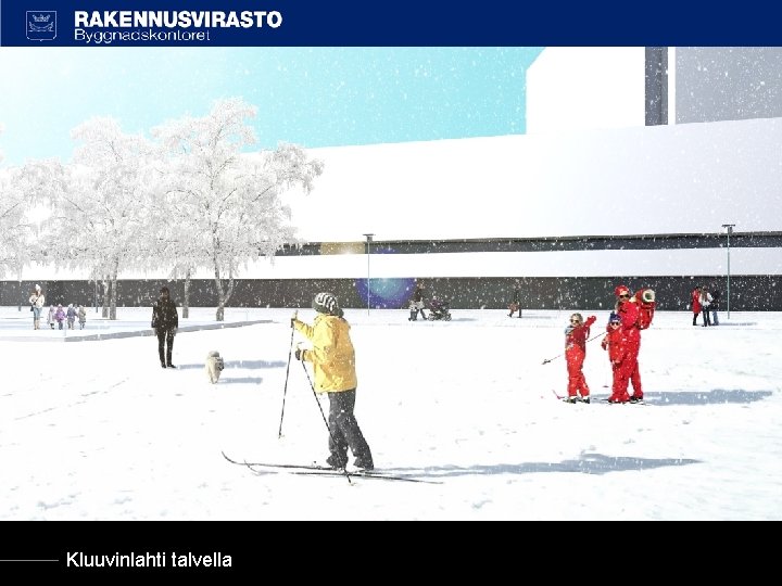 Kluuvinlahti talvella 