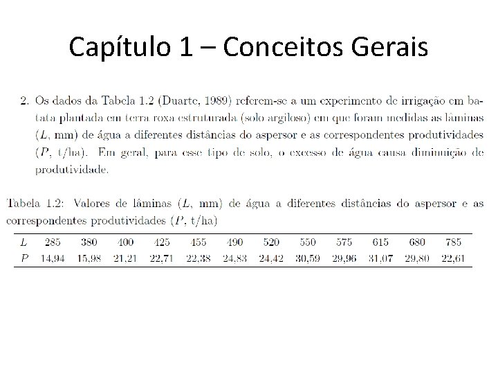 Capítulo 1 – Conceitos Gerais Capítulo 1 – Conceitos Gerais