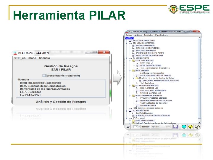 Herramienta PILAR Herramienta PILAR