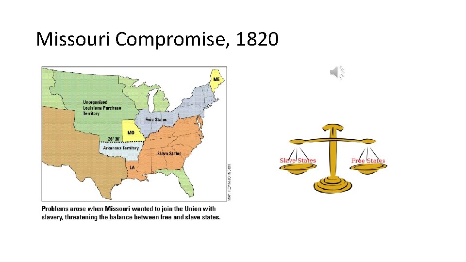 Missouri Compromise, 1820 