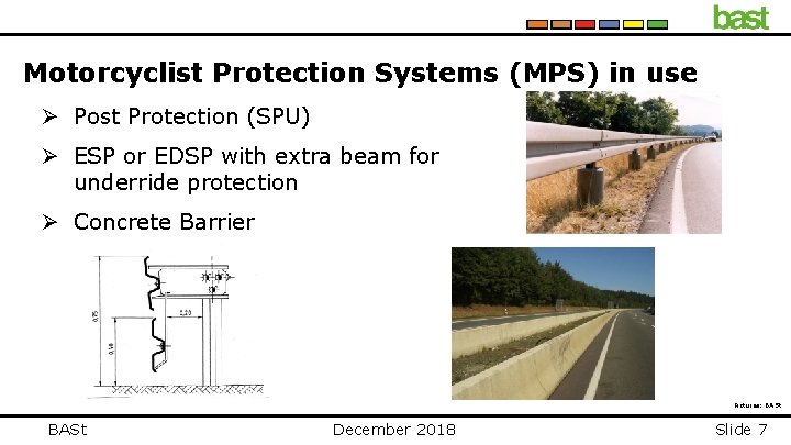 Motorcyclist Protection Systems (MPS) in use Ø Post Protection (SPU) Ø ESP or EDSP
