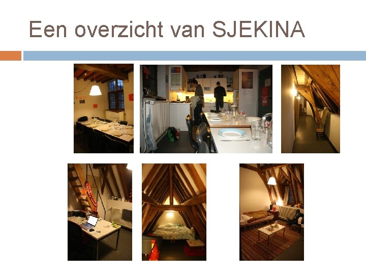 Een overzicht van SJEKINA 