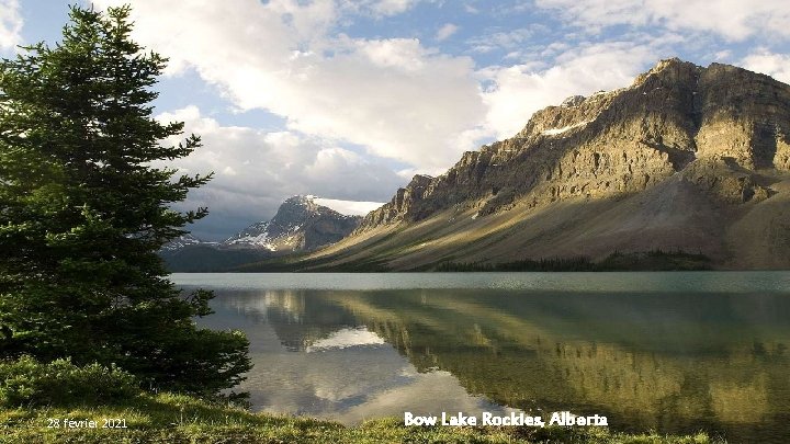 28 février 2021 Bow Lake Rockies, Alberta 