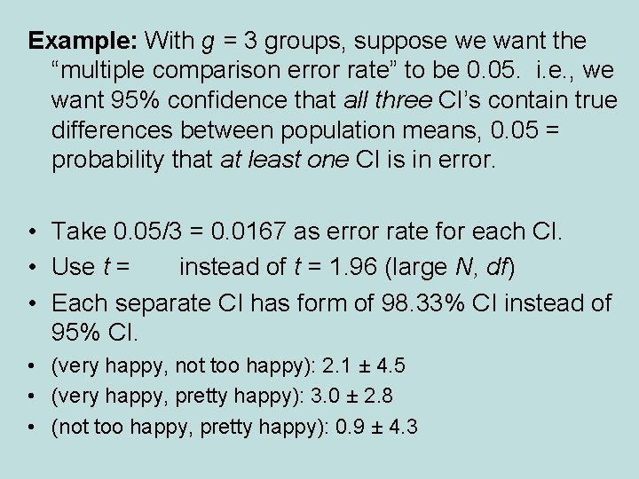 12 Comparing Groups Analysis of Variance ANOVA Methods