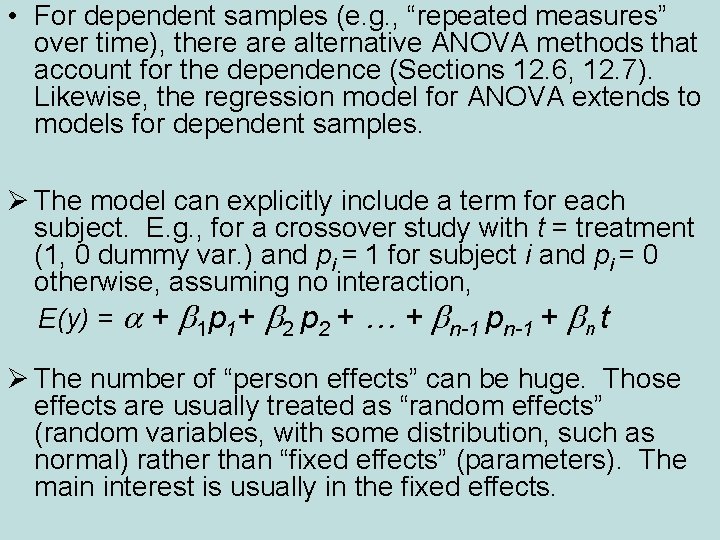 12 Comparing Groups Analysis of Variance ANOVA Methods
