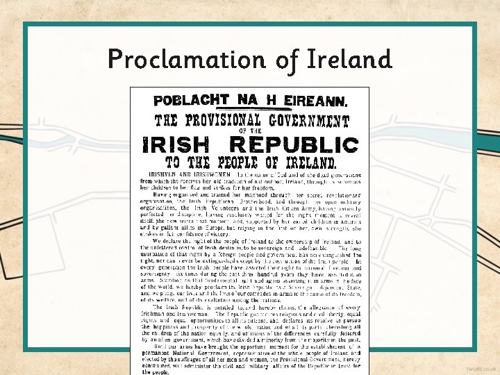 Proclamation of Ireland 