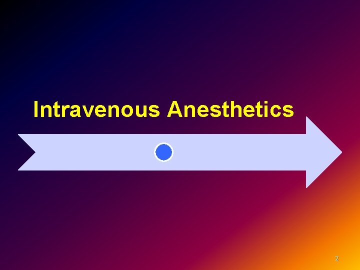 Intravenous Anesthetics 2 