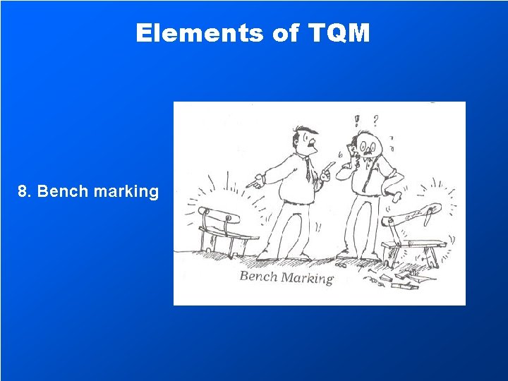 Elements of TQM 8. Bench marking 
