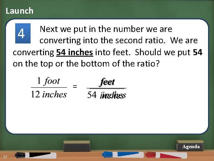 Launch Next we put in the number we are 4 converting into the second