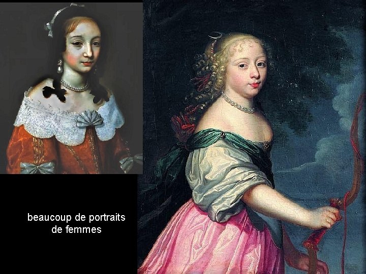 beaucoup de portraits de femmes 