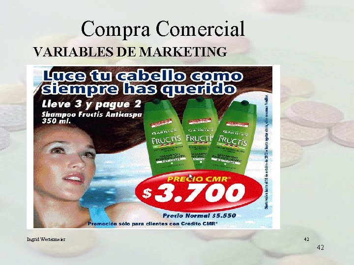 Compra Comercial VARIABLES DE MARKETING Ingrid Westermeier 42 42 