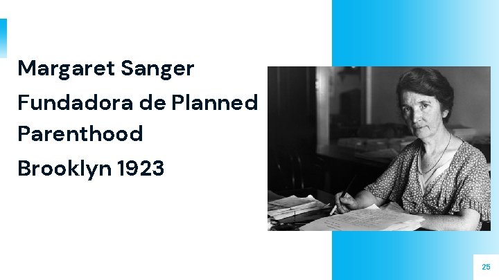 Margaret Sanger Fundadora de Planned Parenthood Brooklyn 1923 25 