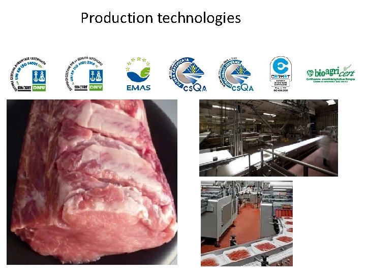 Production technologies 