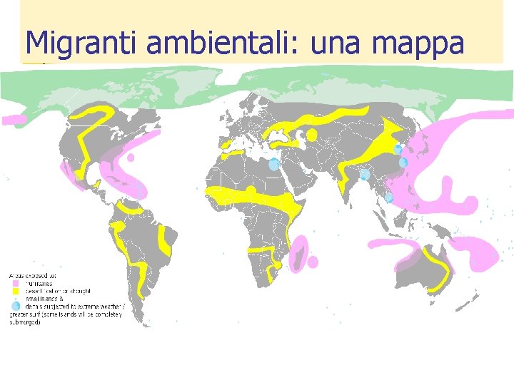 Migranti ambientali: una mappa 