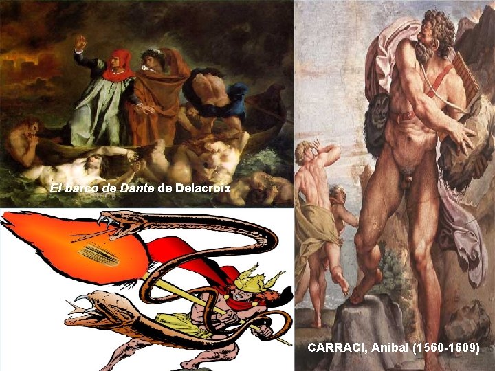 El barco de Dante de Delacroix CARRACI, Anibal (1560 -1609) 